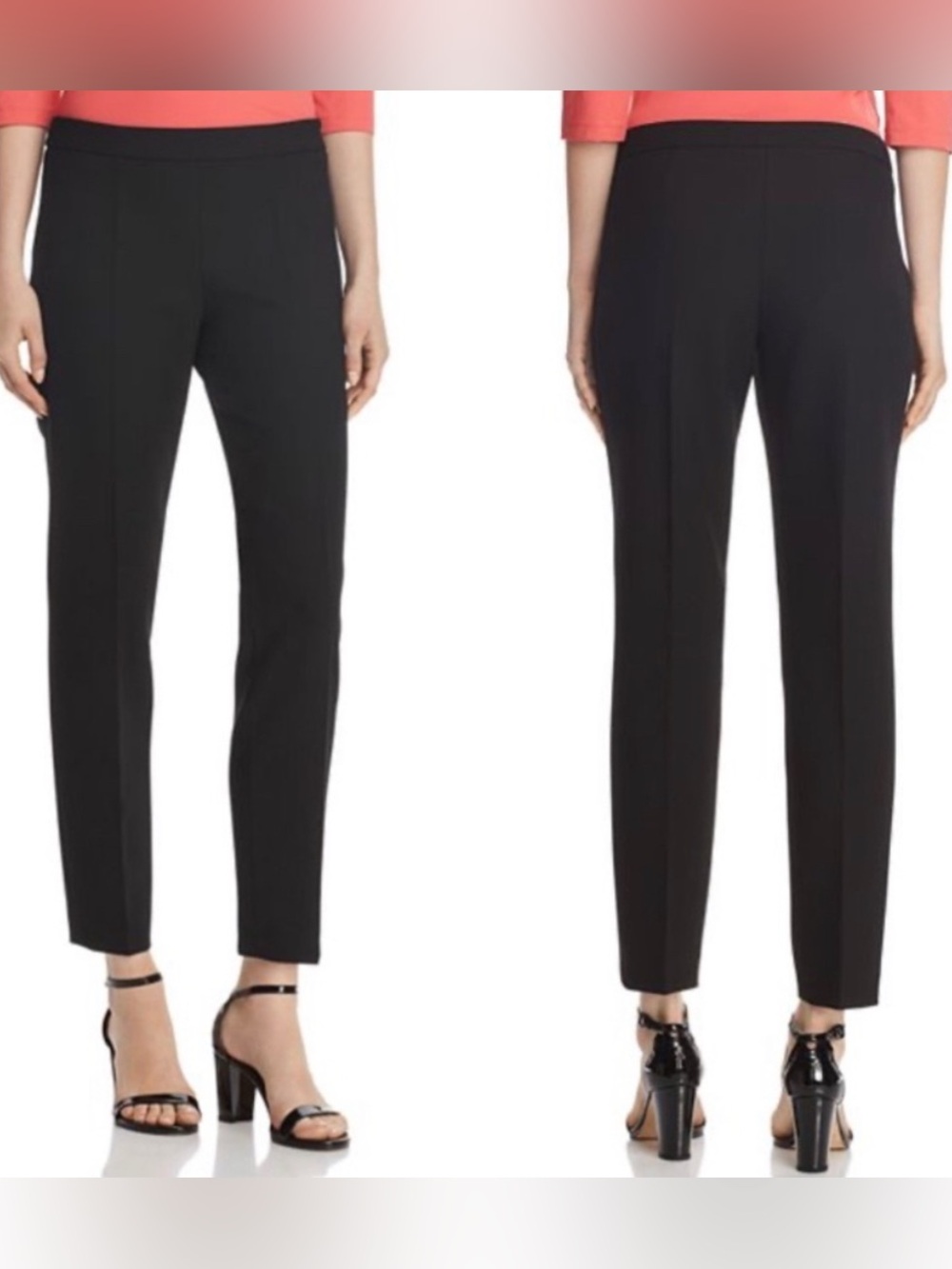BOSS Hugo Boss Textured Knit Tiluna Side Zip Pants | Black | US 4